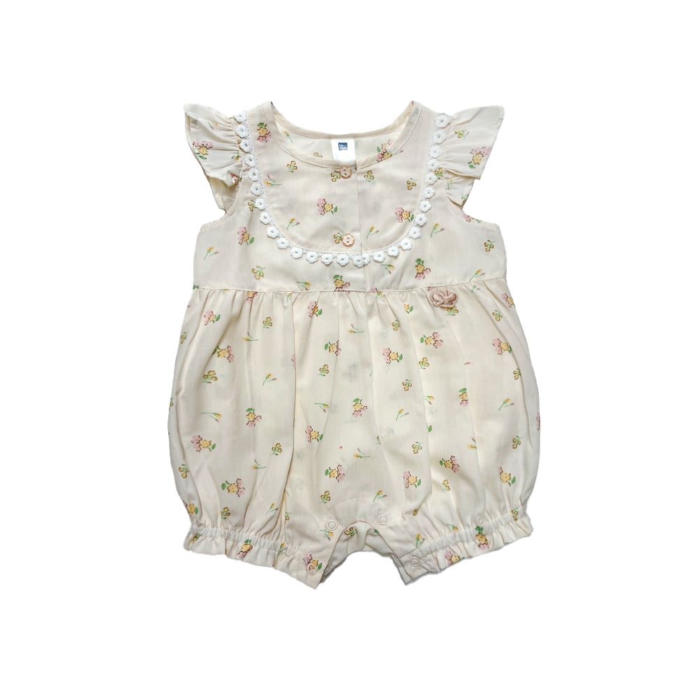 MESTYLE WOVEN ROMPER COUNTRY CALLING CREAM SIZE 12-18
