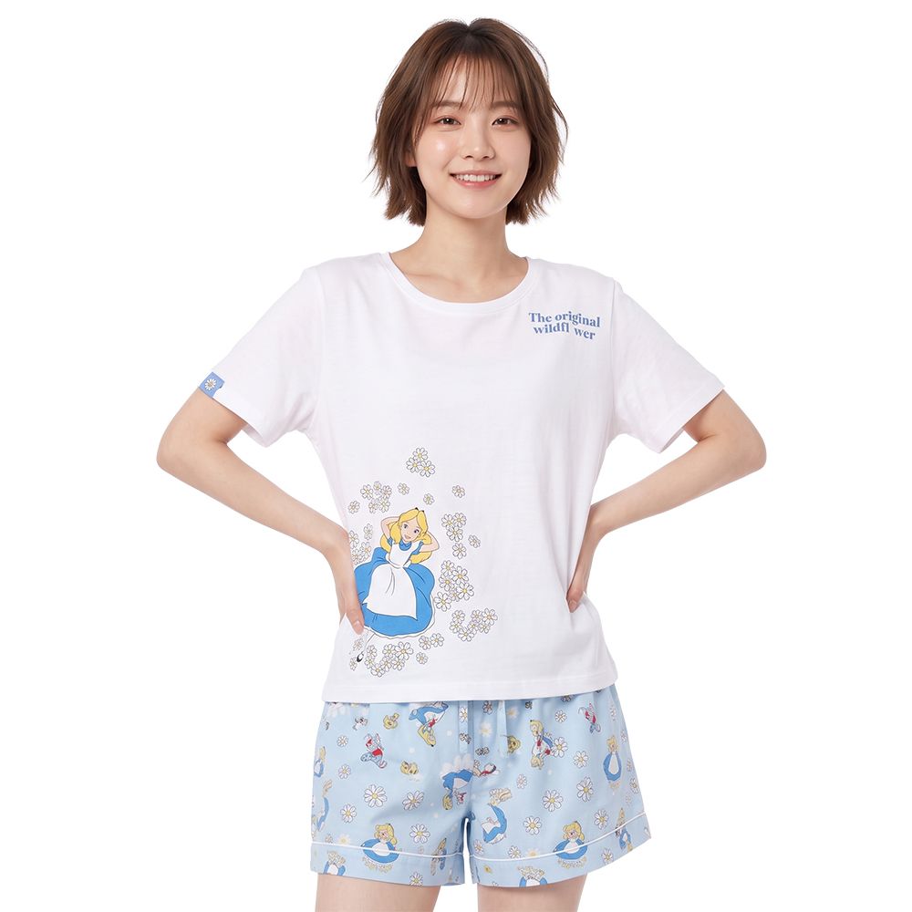 MESTYLE DISNEY ชุดนอนลาย ALICE สีฟ้า ไซซ์ XL