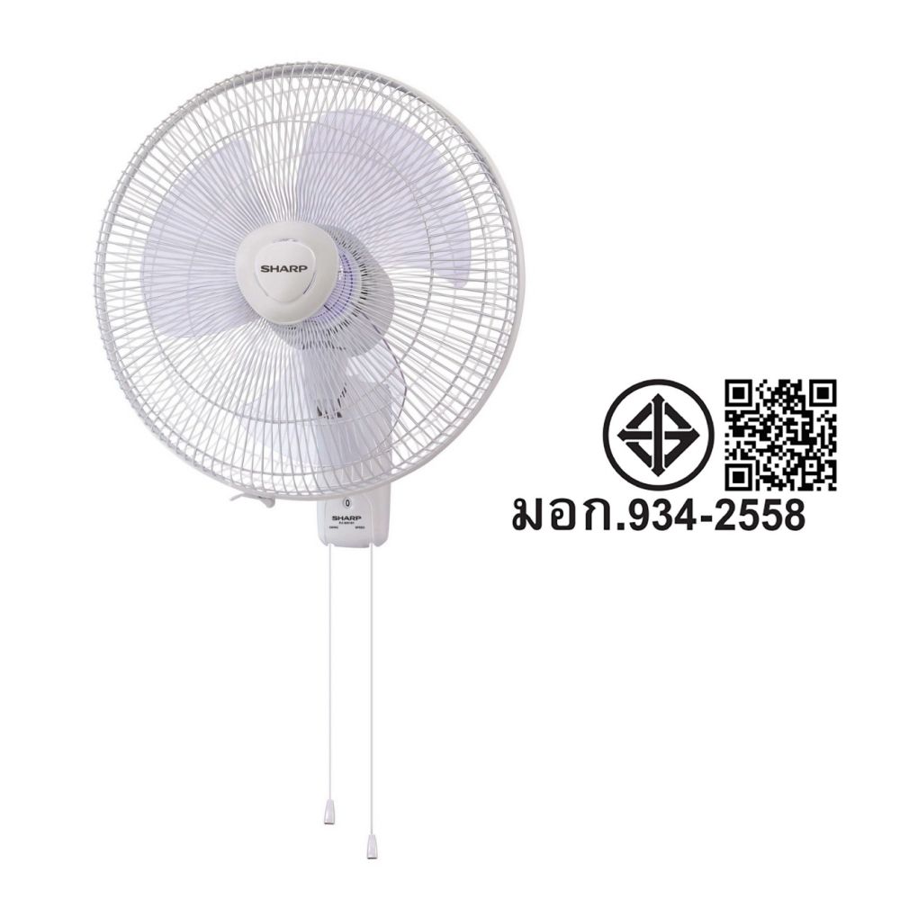SHARP พัดลมติดผนัง 16 นิ้ว #PJ-WA163