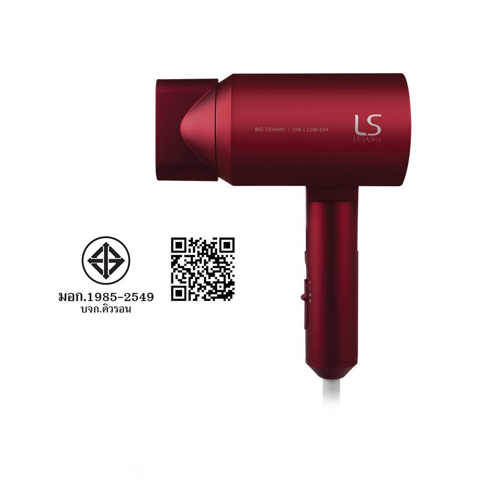 LESASHAไบโอเซรามิกไดร์เป่าผมสีแดง LS1265