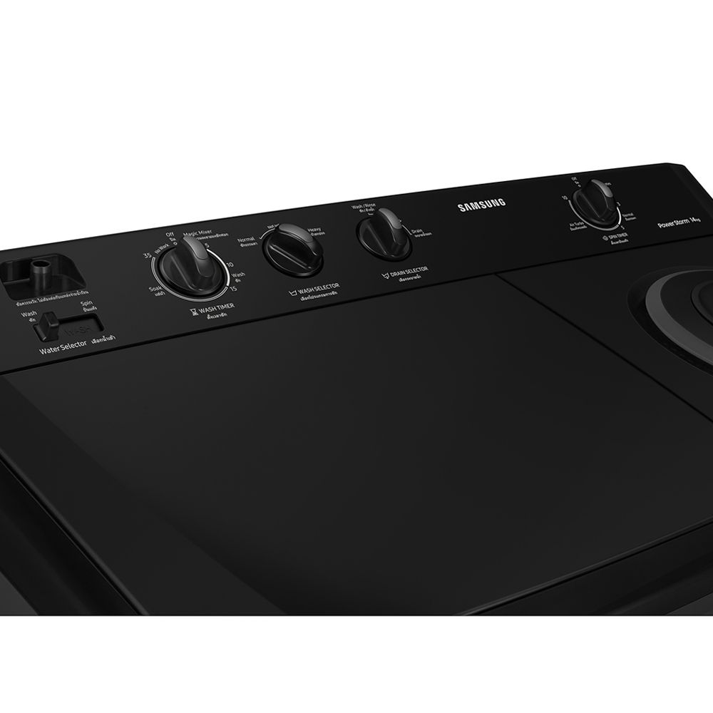 SAMSUNG เครื่องซักผ้า 2 ถัง 14 กก. WT14B5040BA/ST