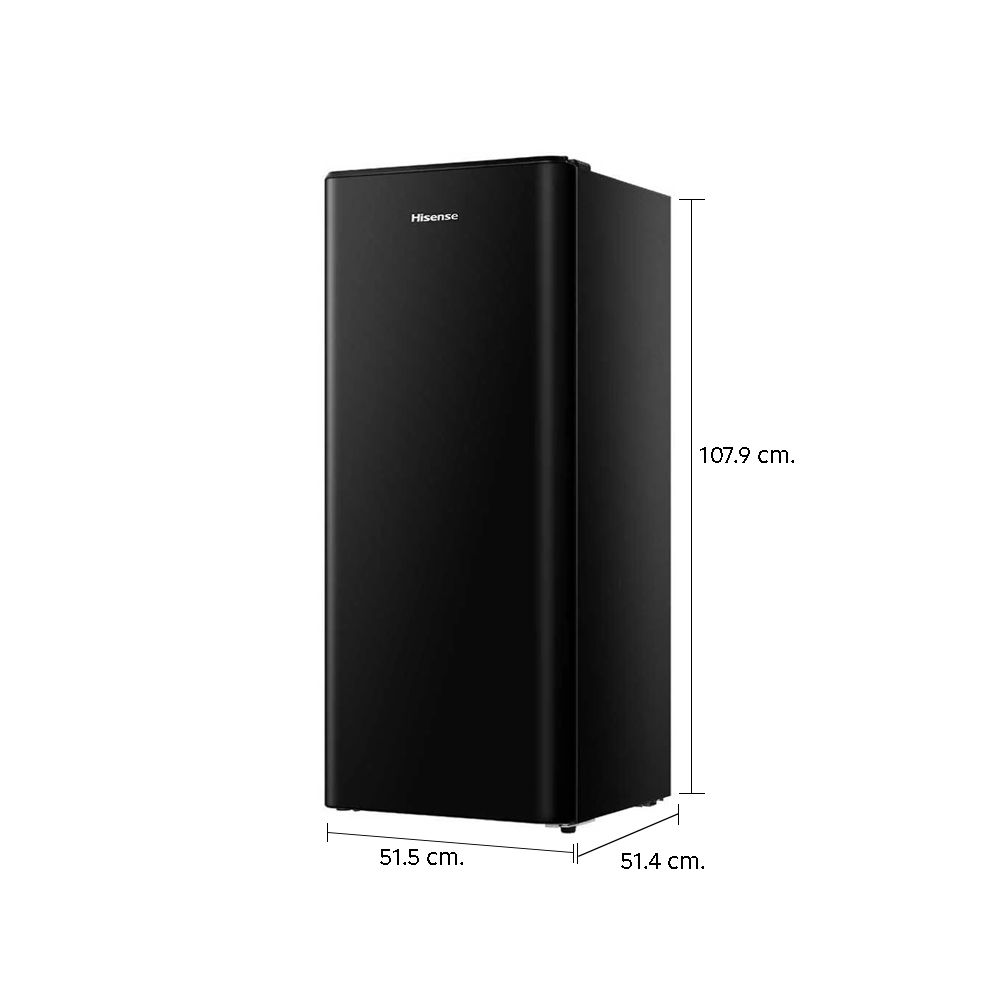 HISENSE ตู้เย็น 1 ประตู 5.5 คิว RR209D4TBN ดำ
