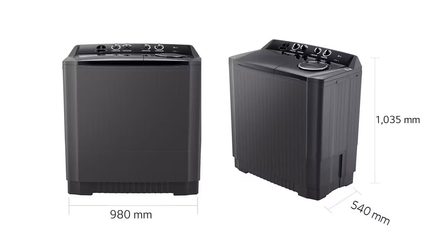 LG WASHING MACHINE 2TUB 17KG TT17NAPG BLACK