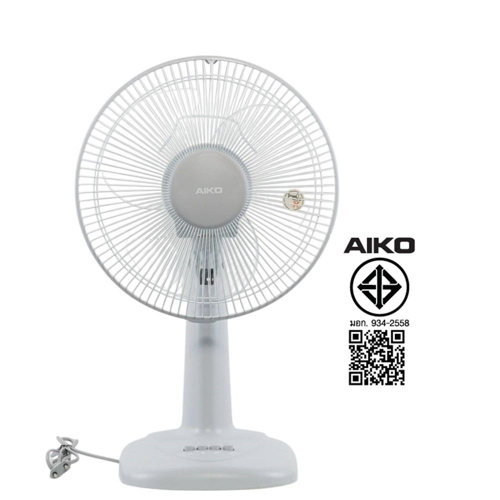 AIKO พัดลมตั้งโต๊ะ 12 นิ้ว #AK-1299 (คละแบบ)