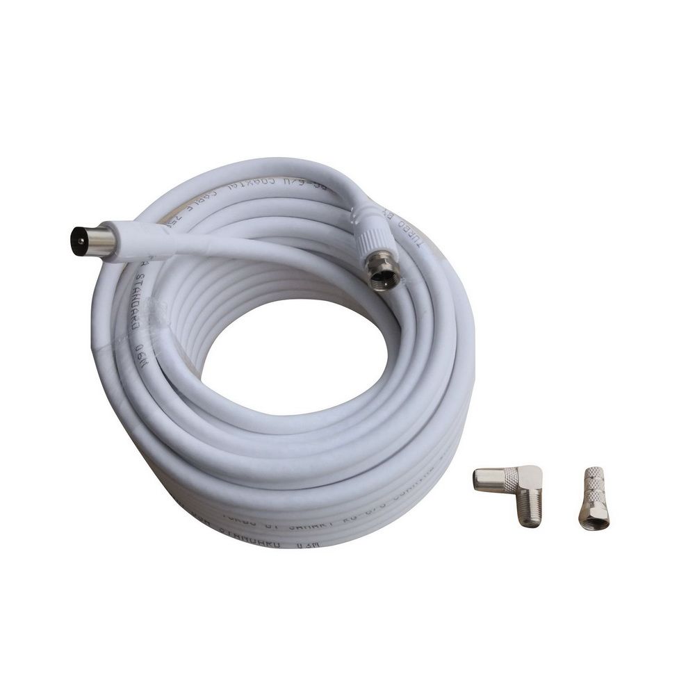 MOVADA TV ANTENNA CABLE MALE-MALE RG6 LENGTH 10M.