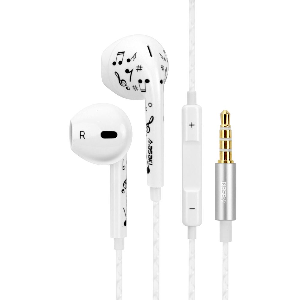 ASAKI หูฟังเอียร์โฟน #A-K6521MP (คละแบบ)