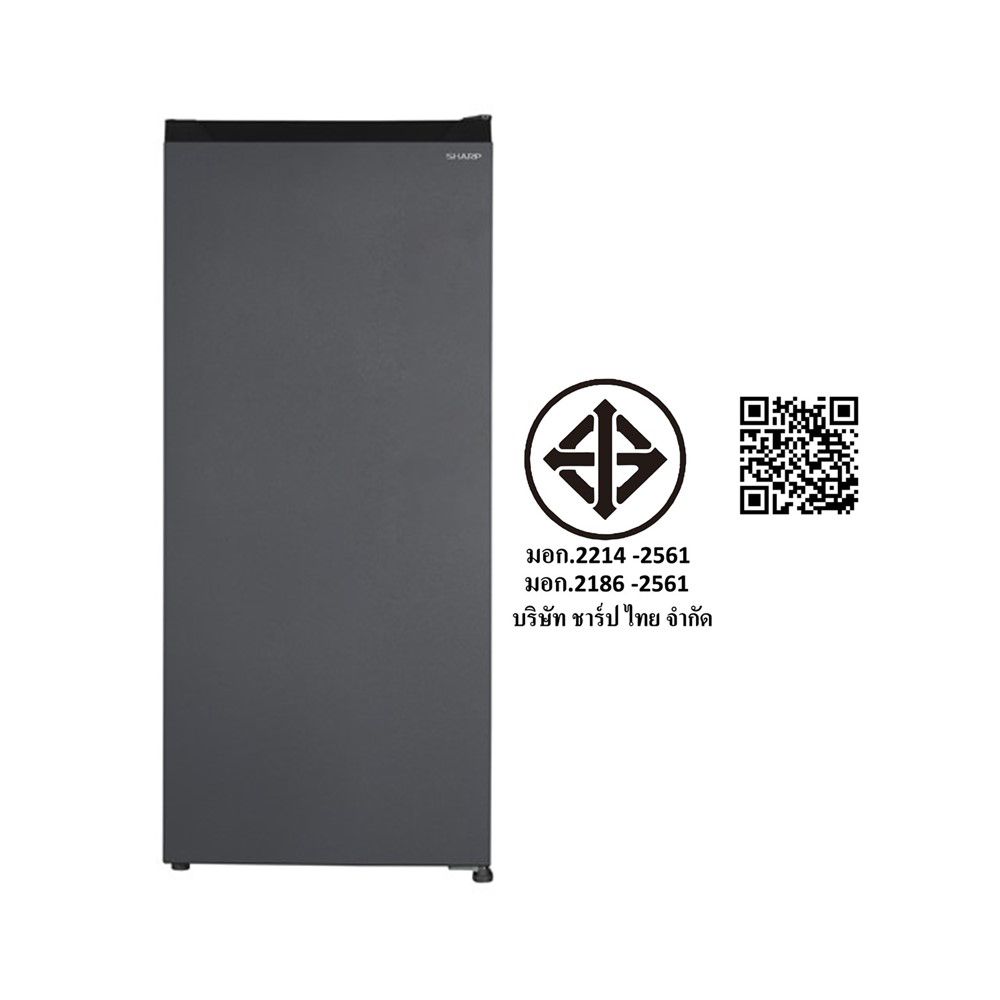 SHARP ตู้เย็น 1 ประตู ขนาด 6Q รุ่น SJ-F17ST-DK