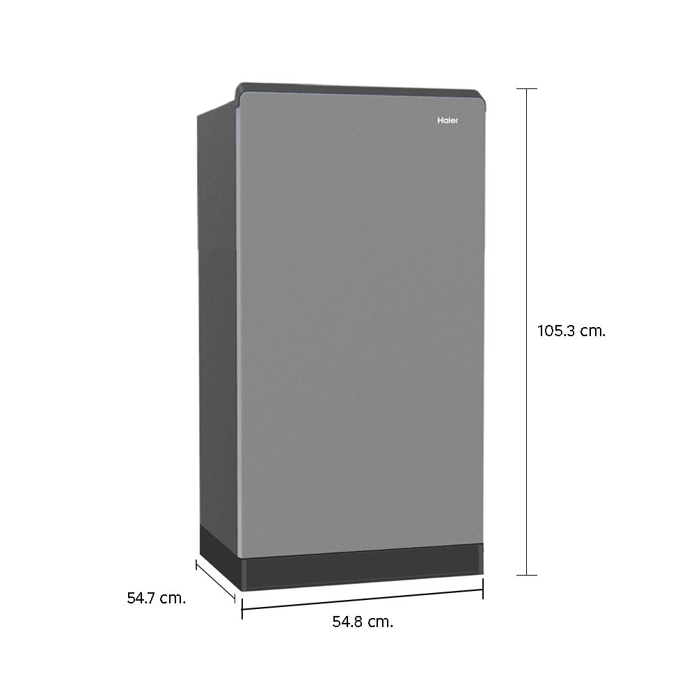 HAIER REFRIGERATOR 1 DOOR 5.3 Q HR-SD159F CS GREY
