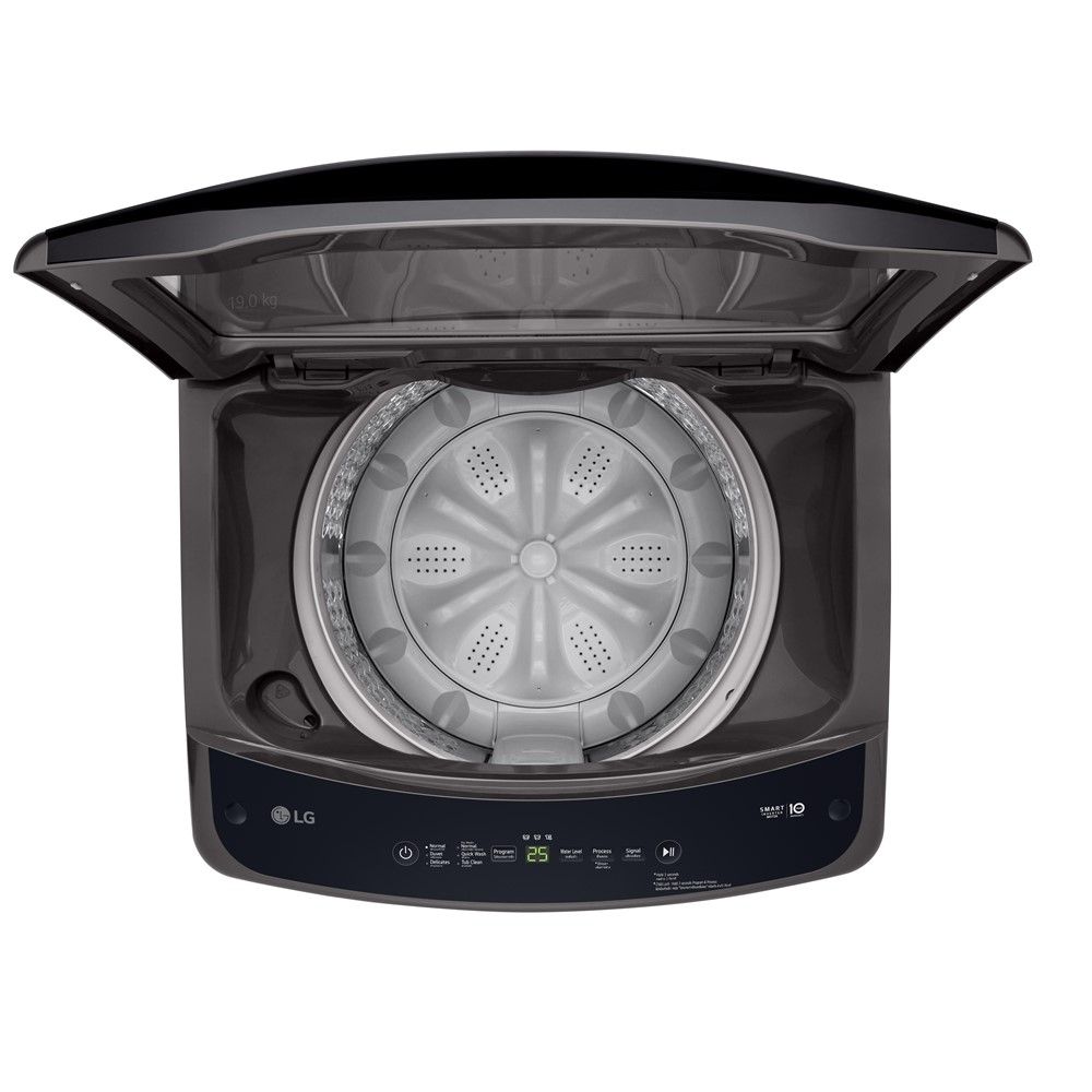 LG เครื่องซักผ้าฝาบน 19 กิโลกรัม รุ่น T2519VBTB สีดำ