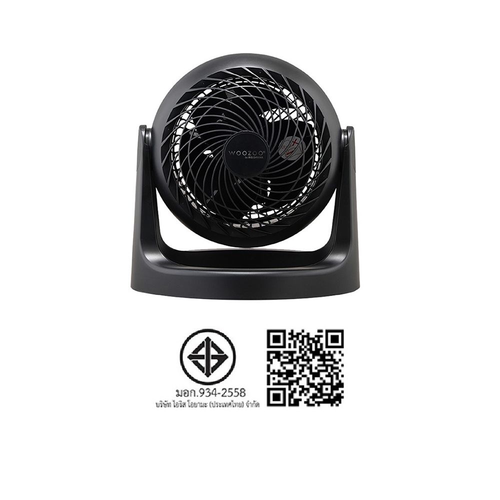 IRIS DESK FAN 6 INCH PCF-HE15 BLACK