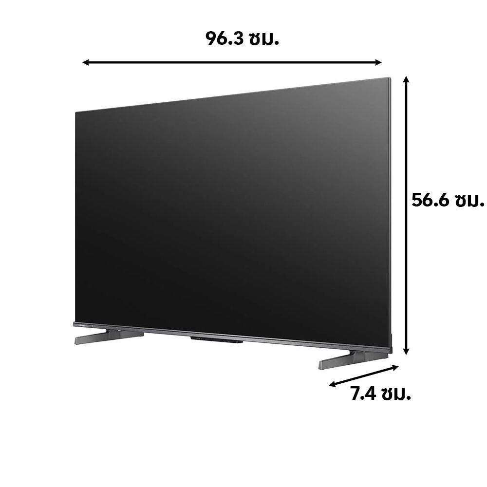 HISENSE สมาร์ท TV GOOGLE UHD 4K 43 นิ้ว 43Q6N_SK