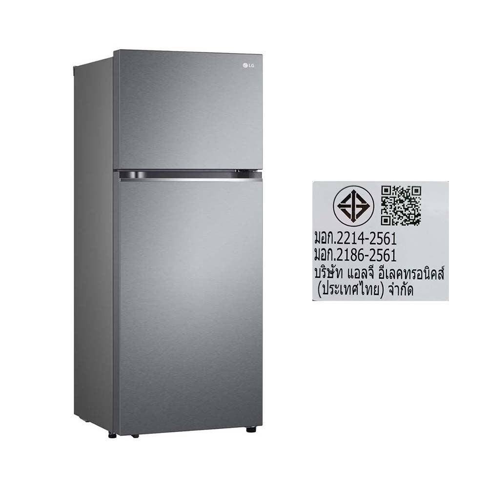 LG ตู้เย็น 2D 14 คิว GN-D382PQMB สีเงิน