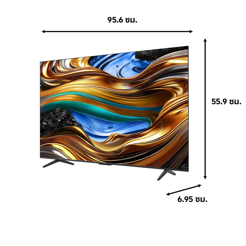 TCL GOOGLE ทีวี UHD 43 นิ้ว 43P79B_SK
