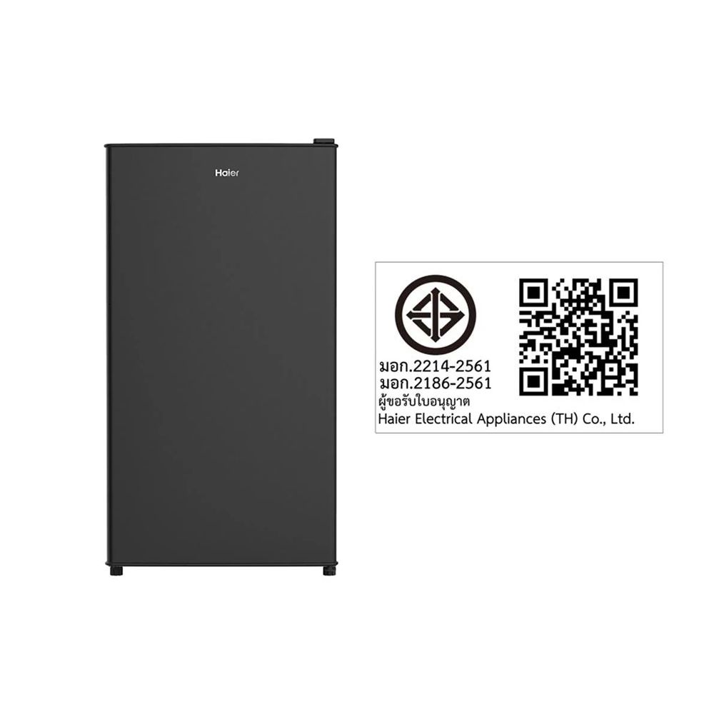 HAIER REFRIGERATOR 1 DOOR 3.1 Q HR-SD95BK