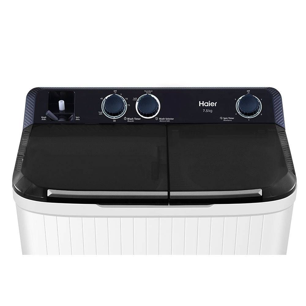 HAIER TWIN TUB WASHING MACHINE 7.5 KG HTW70-1217BS