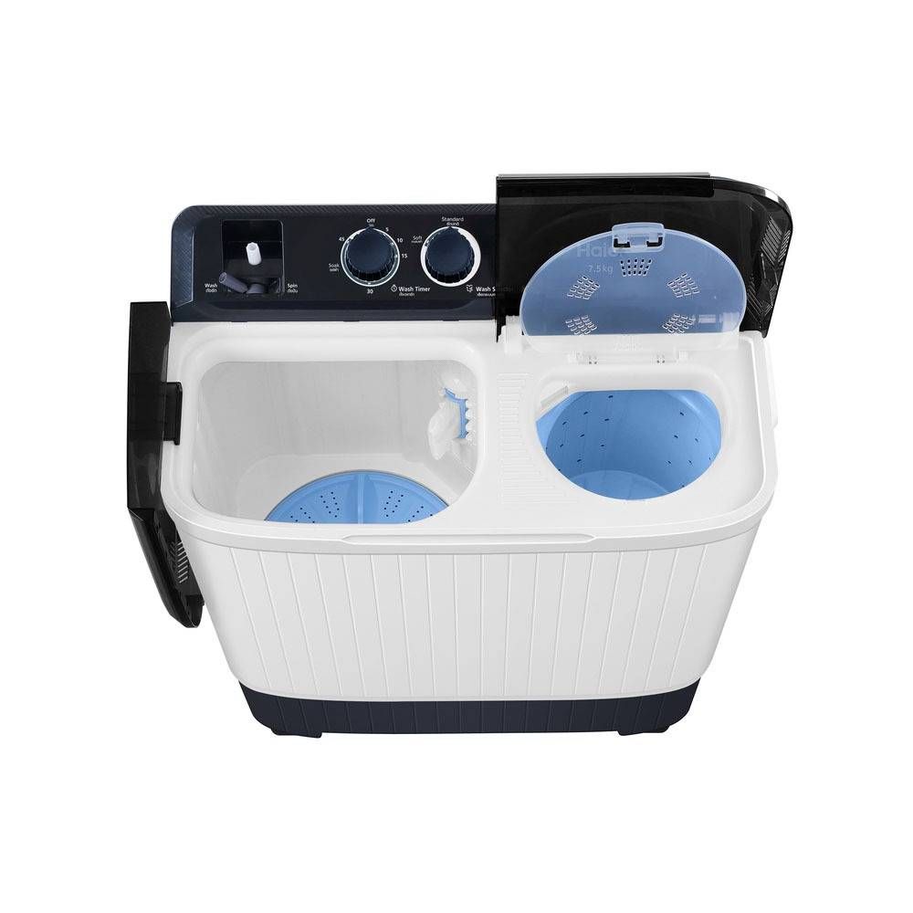 HAIER TWIN TUB WASHING MACHINE 7.5 KG HTW70-1217BS