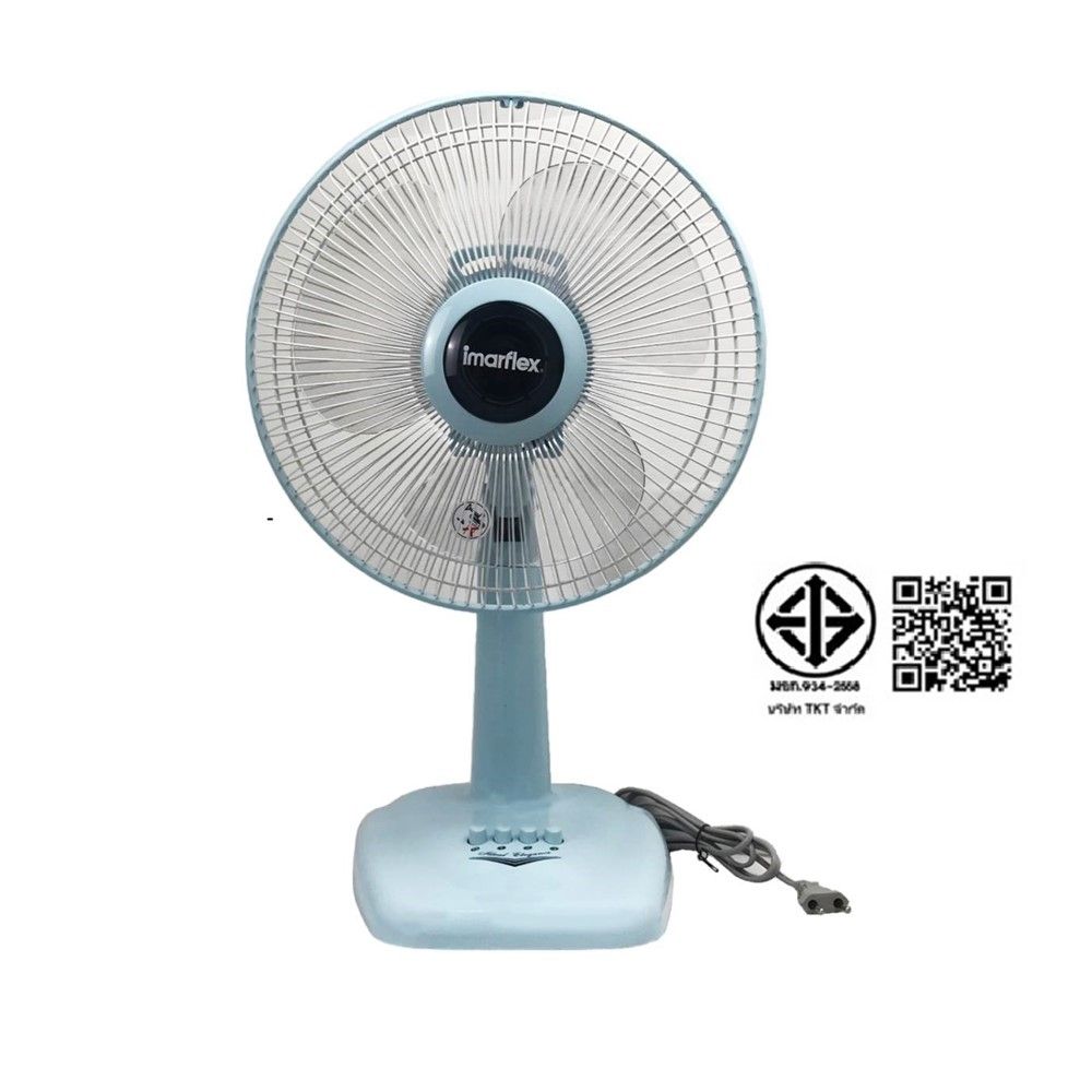 IMARFLEX พัดลมตั้งโต๊ะ 12 นิ้ว #IF-165 (คละแบบ)