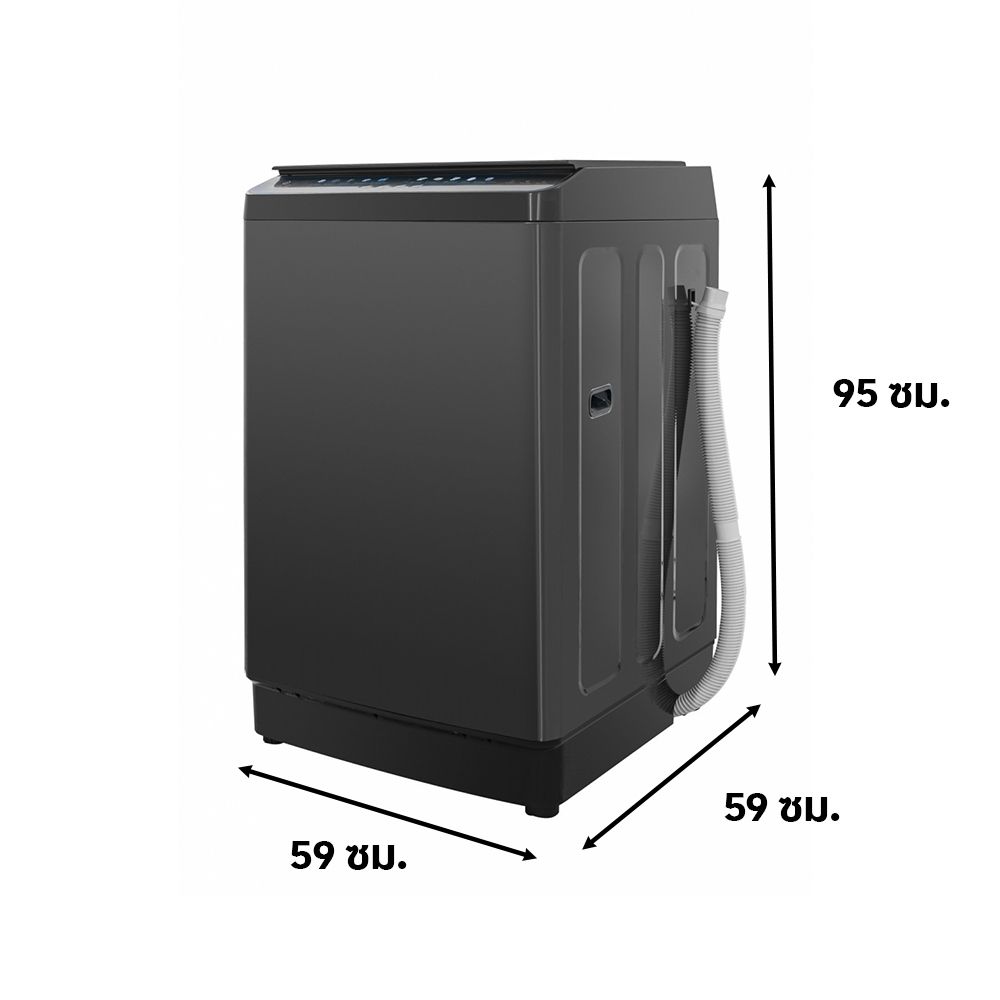 HISENSE เครื่องซักผ้า ฝาบน 13 กก. WTJH1313UB_SK