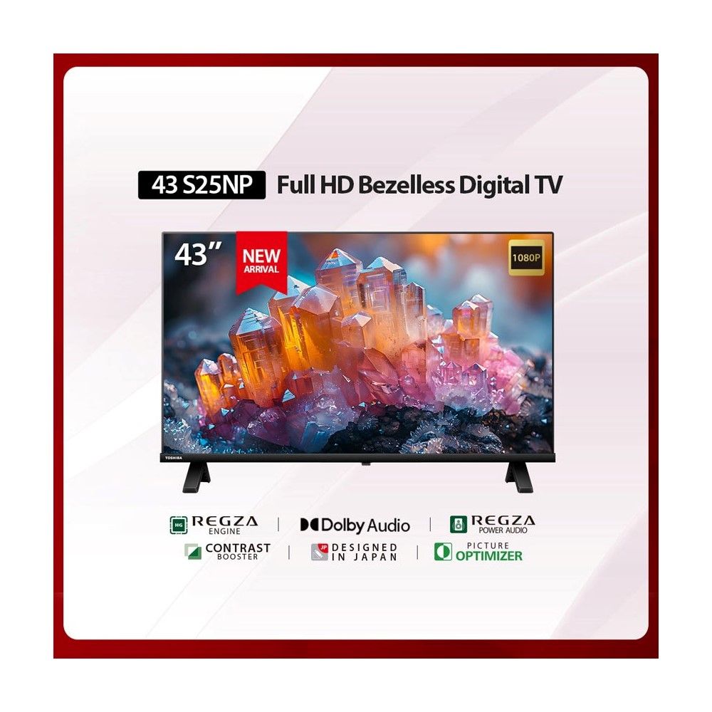 TOSHIBA TV 43 นิ้ว FULL HD 43S25NP