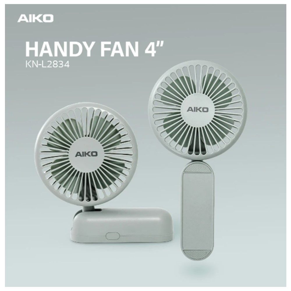 AIKO พัดลมชาร์จไฟพกพา 4 นิ้ว #KN-L2834 (คละแบบ)