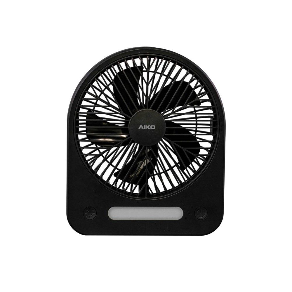 AIKO พัดลมชาร์จไฟ+โคมไฟ 6 นิ้ว KN-L2886 (คละแบบ)