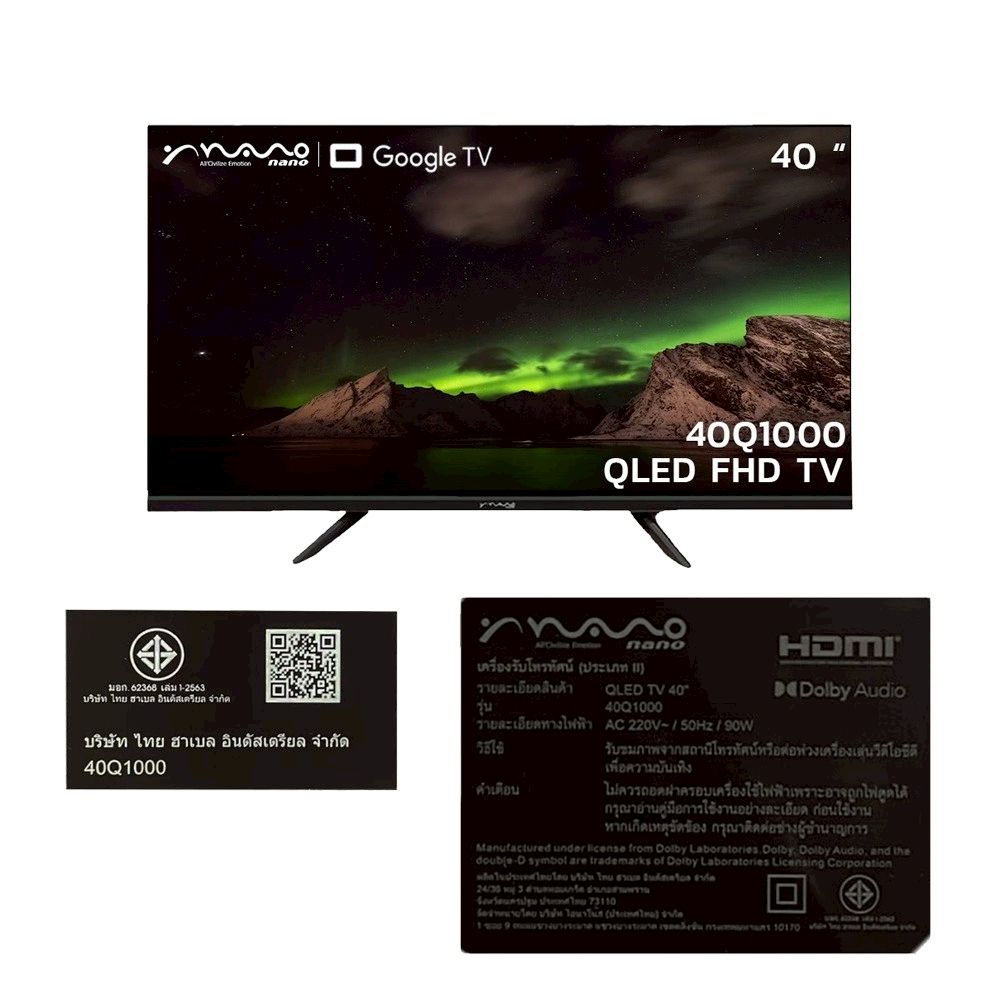 NANO GOOGLE TV FHD 40 INCH #40Q1000