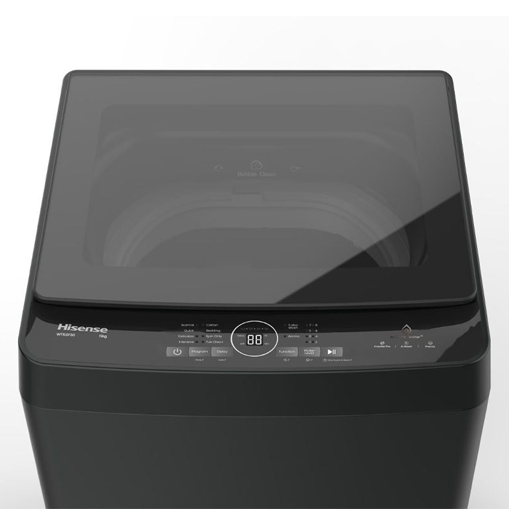 HISENSE เครื่องซักผ้าฝาบน 15กก. WT150F50