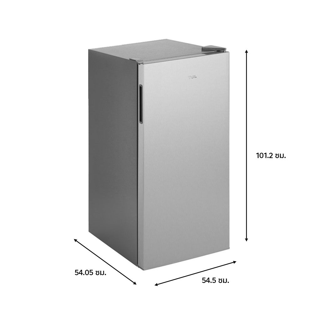 TCL REFRIGERATOR 1DOOR 5.3Q SILVER RT15XFSDS