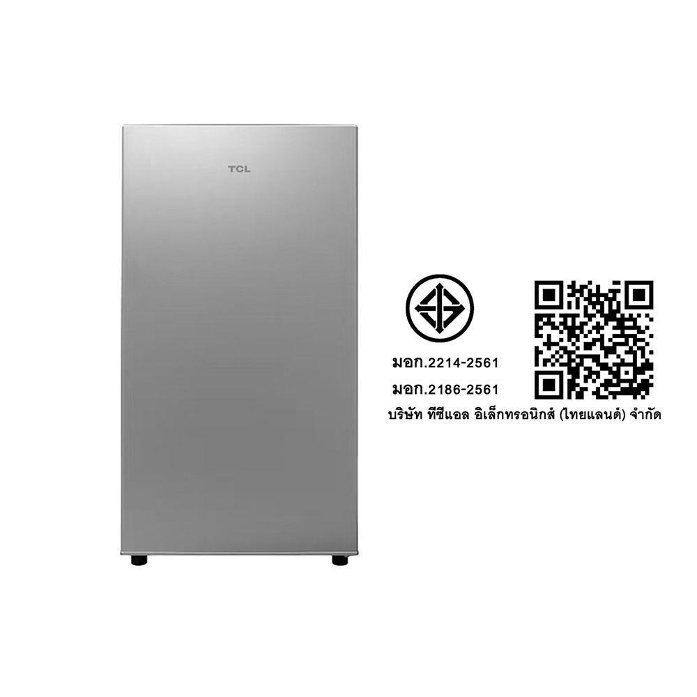 TCL REFRIGERATOR 1DOOR 5.3Q SILVER RT15XFSDS