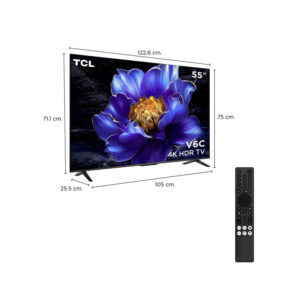 TCL GOOGLE TV UHD 55 INCH 55V6C