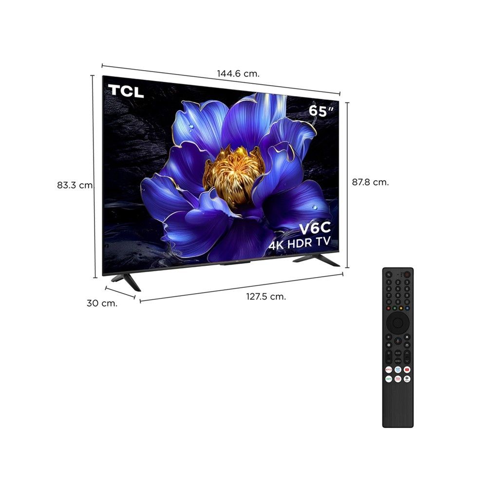TCL GOOGLE TV UHD 65 INCH 65V6C