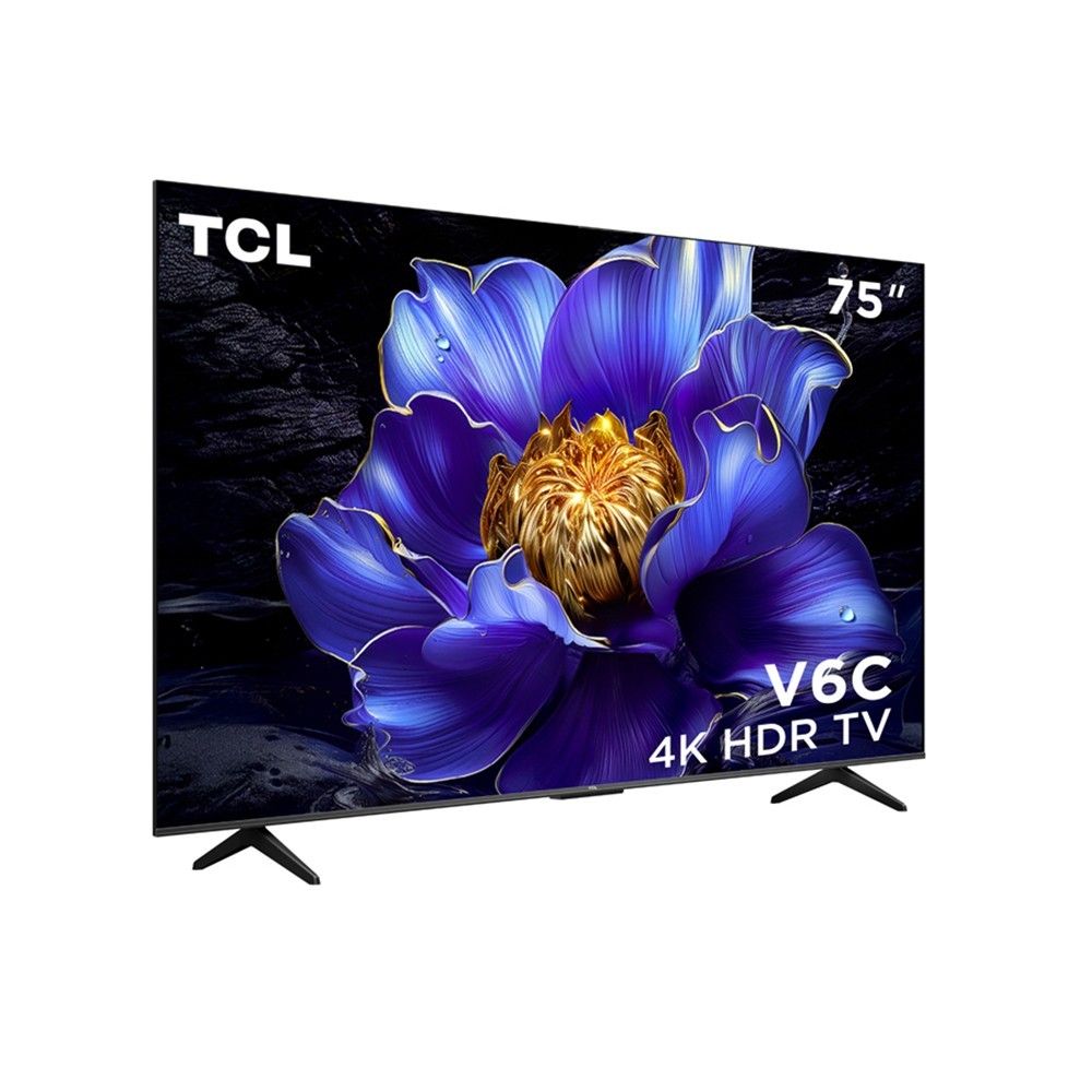TCL GOOGLE ทีวี UHD 75 นิ้ว 75V6C