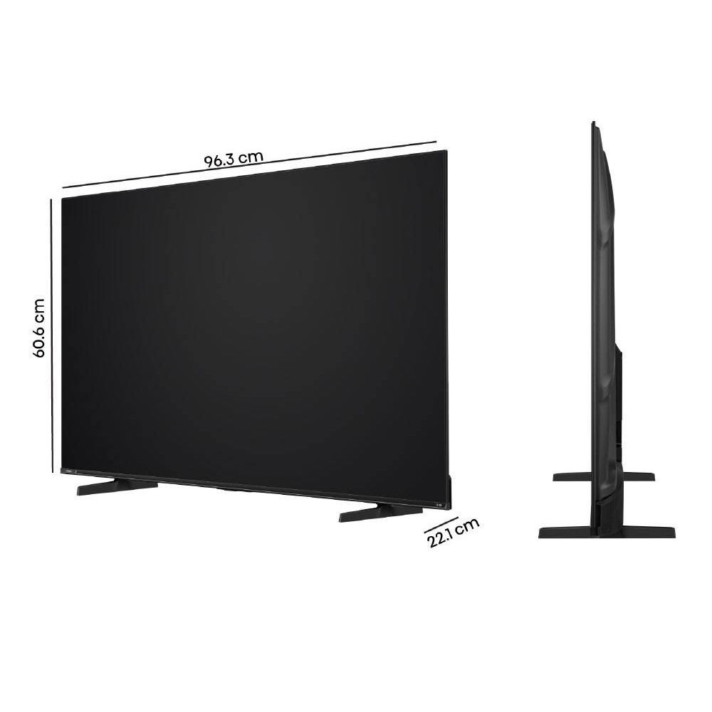 HISENSE SMART TV VIDAA QLED 43 INCH BLACK 43E7Q