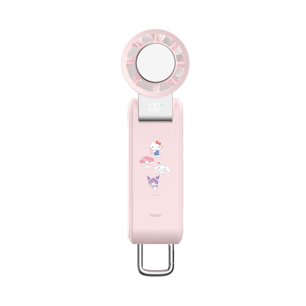 MOVII HANDHELD FAN SANRIO PINK