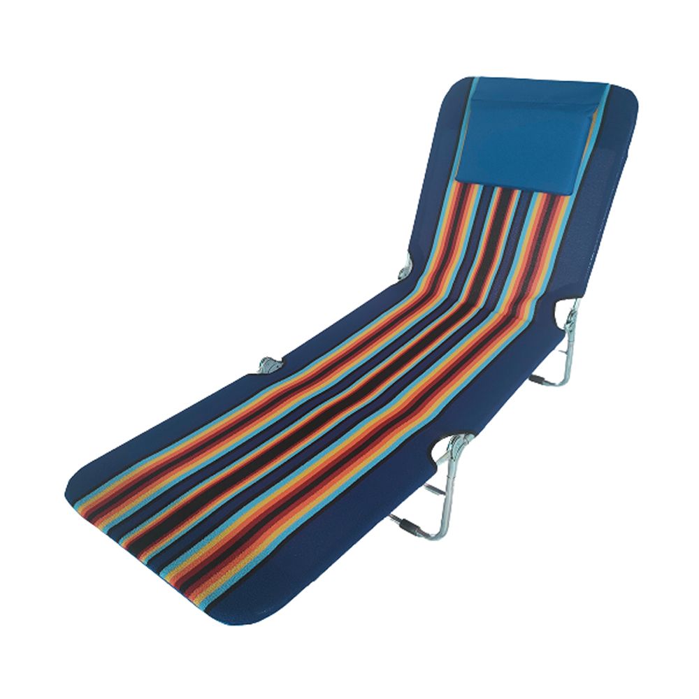 เตียงพับ 3ตอน สีน้ำเงิน/ทหาร61X186X29ซม.