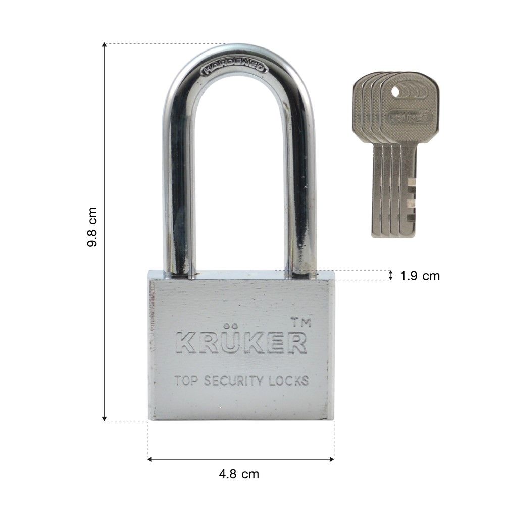 KRUKER กุญแจ 50 มม. (คอยาว)