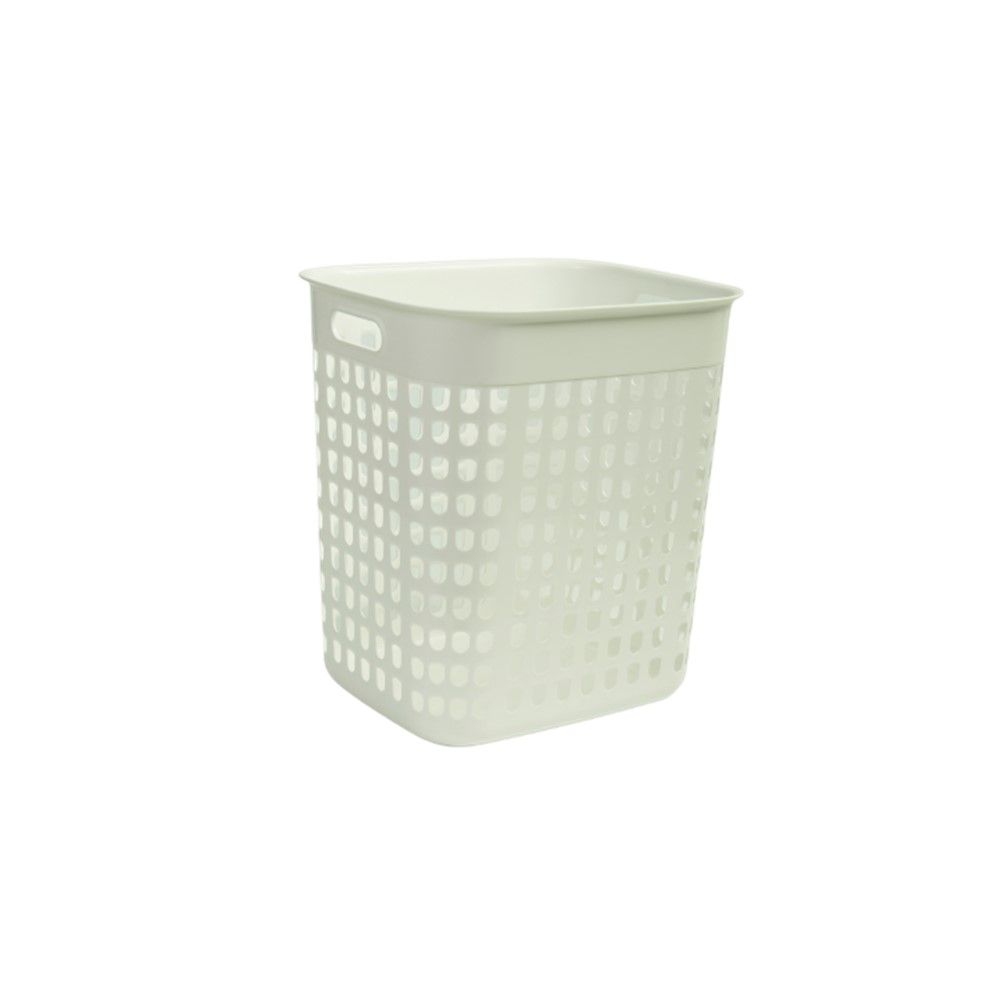 โลตัส ตะกร้าผ้าเหลี่ยมขาว M #BK-110