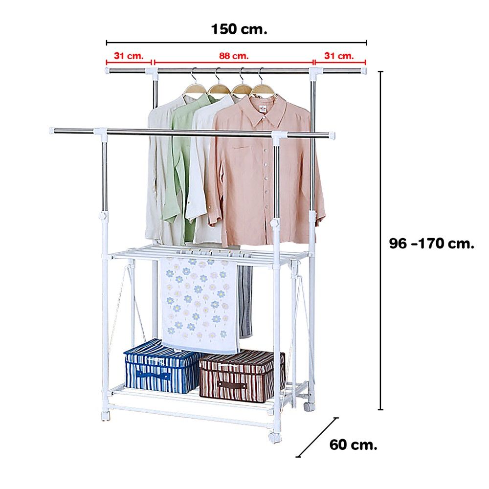 โลตัสราวบาร์คู่พับได้