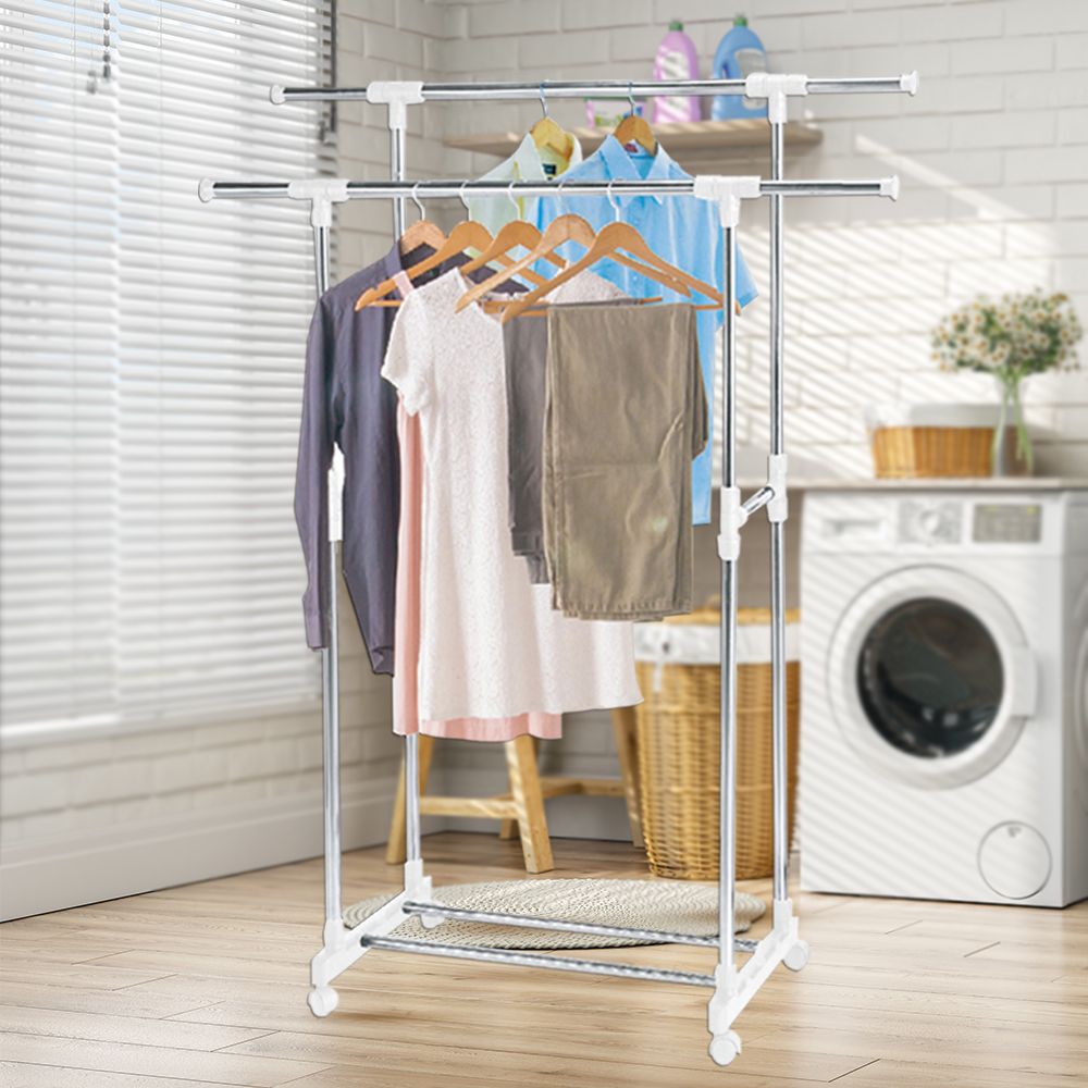 โลตัสราวแขวนผ้าบาร์คู่