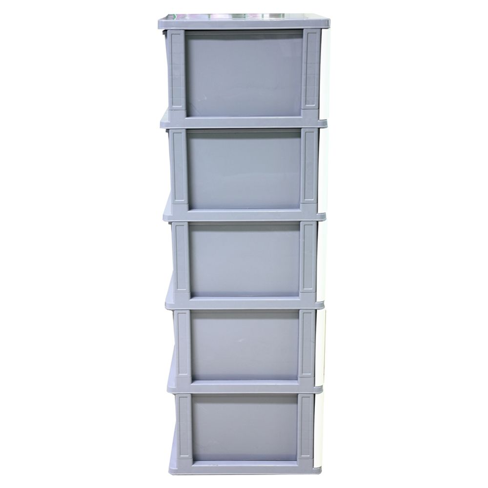 โลตัสตู้ลิ้นชักเทาขาว 5 ชั้น