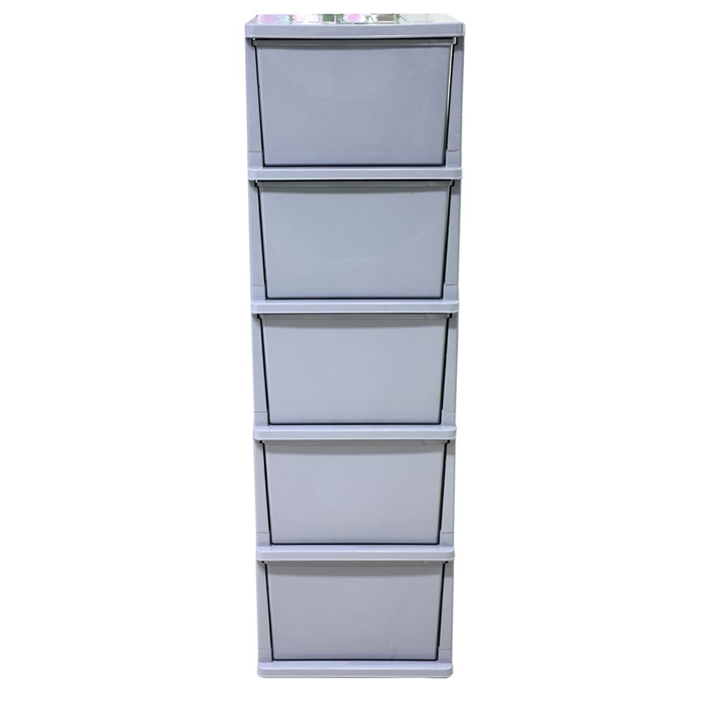 โลตัสตู้ลิ้นชักเทาขาว 5 ชั้น