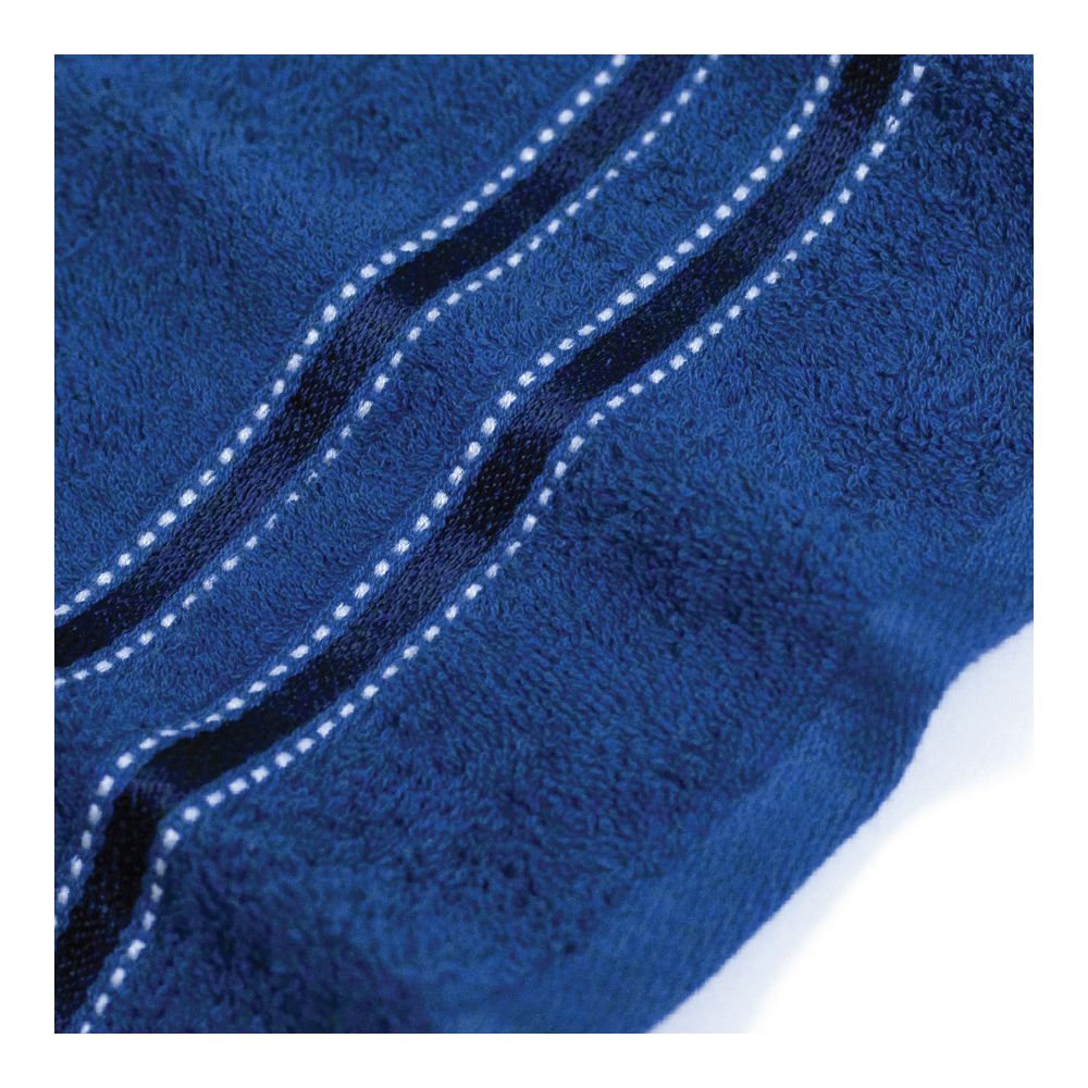 MT ผ้าขนหนูเนื้อนุ่ม สีน้ำเงิน 13X13