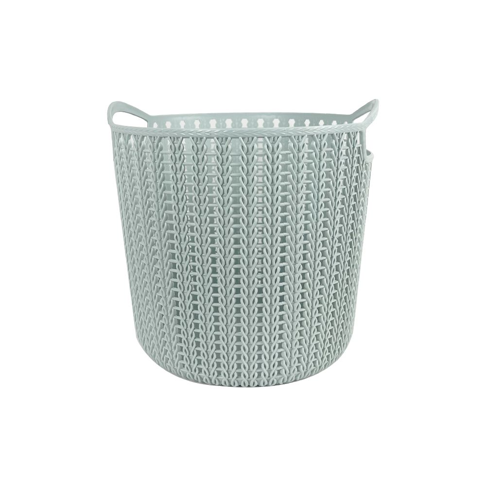 SMALL ROUND BASKET PASTELGREEN 8L K-004G