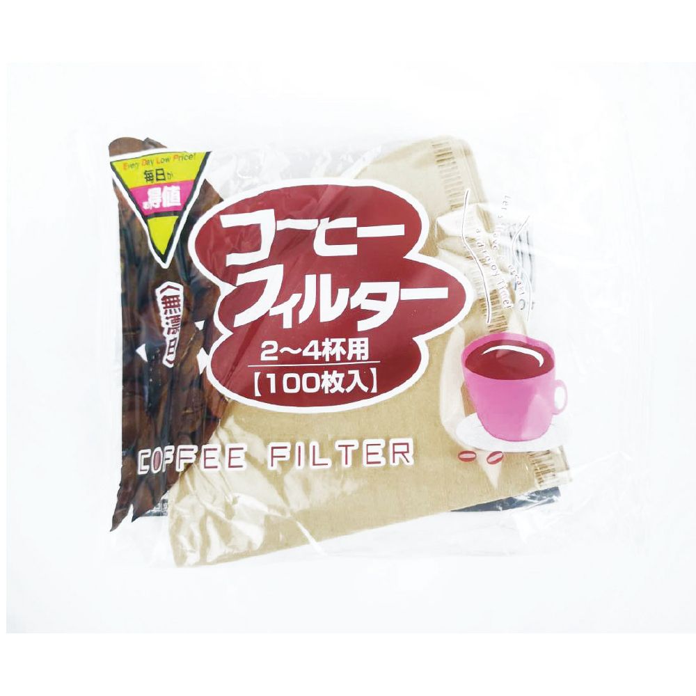 แผ่นกรองกาแฟ ทรงโคน 2-4 คน (100 แผ่น)