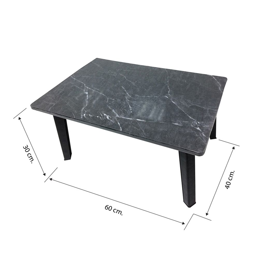 โต๊ะญี่ปุ่น ลายหินอ่อน 40X60 ซม