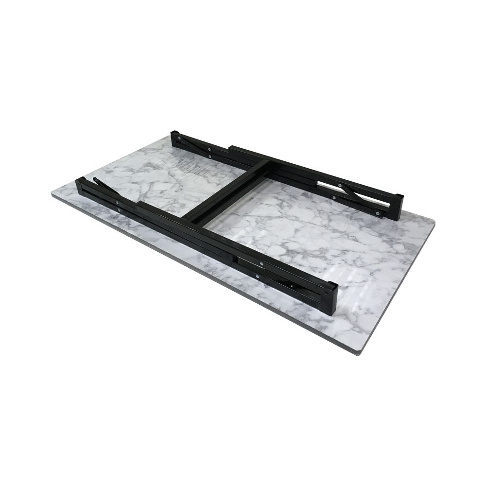 โต๊ะอเนกประสงค์ลายหินขาว 60X120CM #NBR