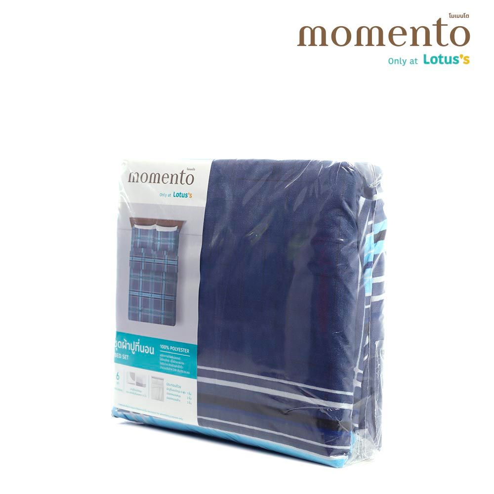 MOMENTO BEDSET MICROTEXTILE SKY LINE 6FT