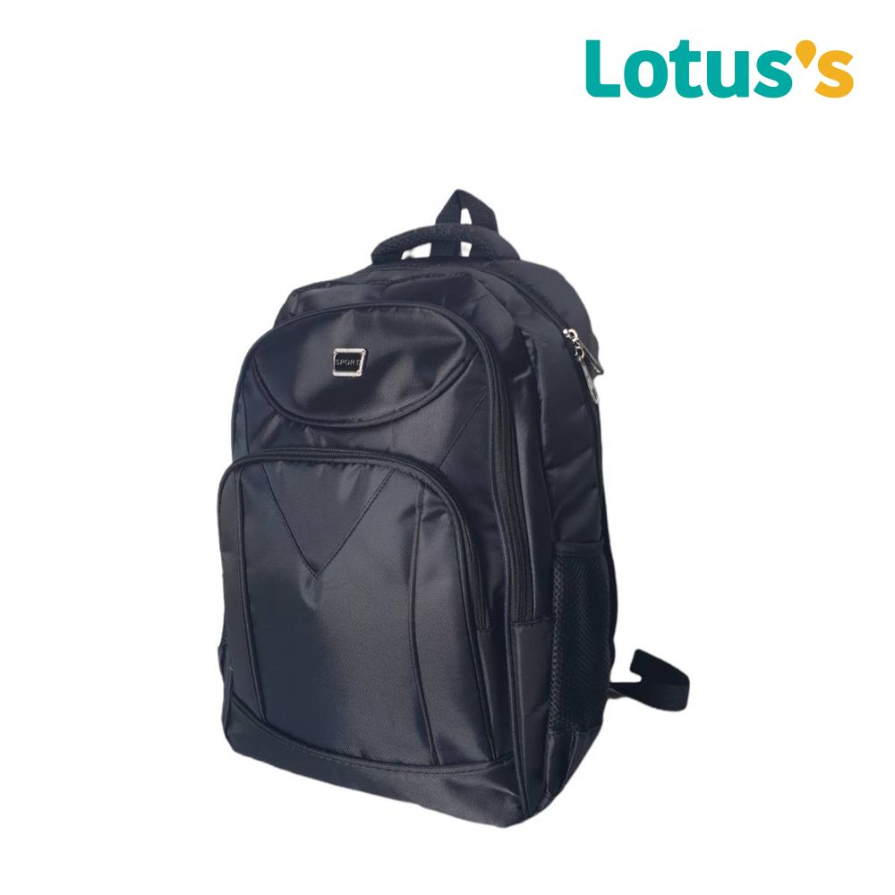 โลตัสกระเป๋าเป้ SPORT ดำ