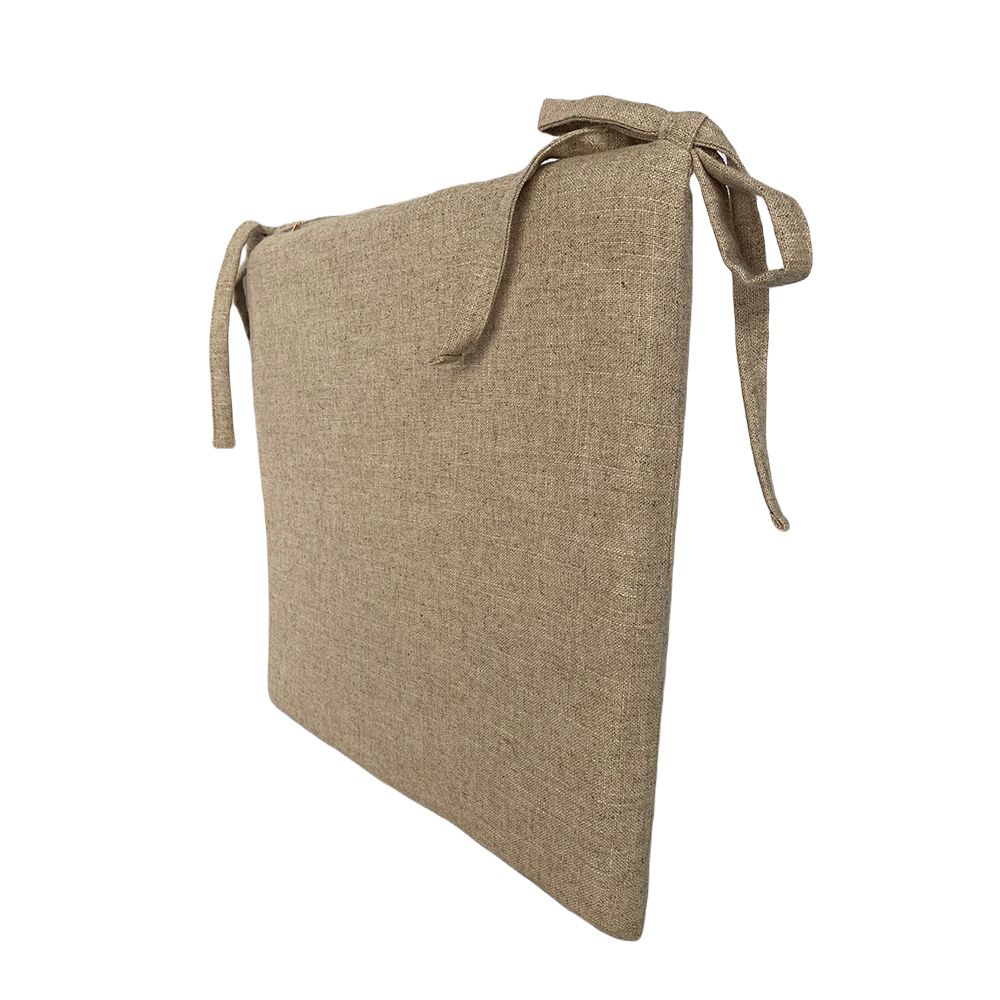CHAIR PAD LINEN 16X16 INCH.
