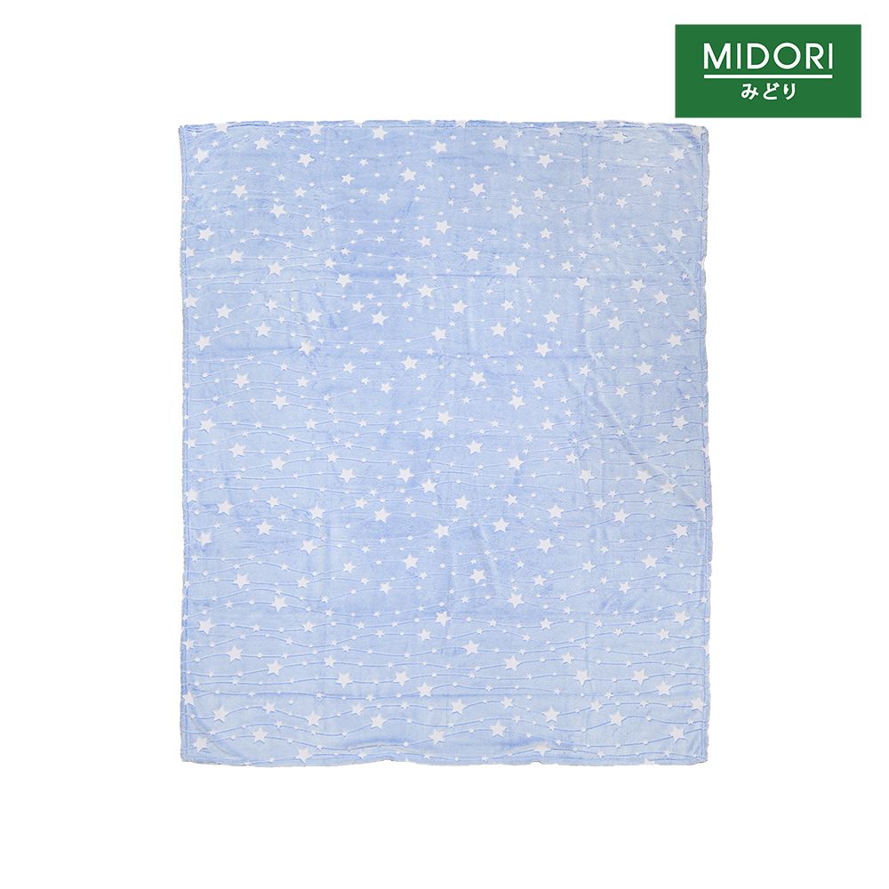 โมเมนโตผ้าห่มแฟลนเนลเรืองแสงฟ้า 60X80น.